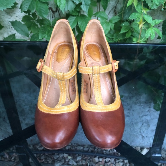 Fossil tonal browns strappy pumps 8.5 - Picture 3 of 8